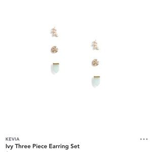 3 piece earring set!